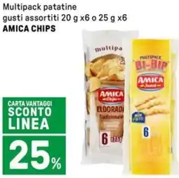 Iper La Grande Multipack patatine AMICA CHIPS offerta