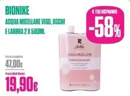 Medi-Market Bionike acqua micellare viso, occhi elabbra offerta