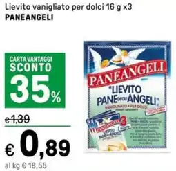Iper La Grande Lievito vanigliato per dolci 16 g x3 PANEANGELI offerta