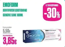 Medi-Market Emoform dentifricio quotidiano gengive sane offerta