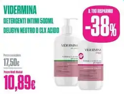 Medi-Market Vidermina detergenti intimi, deligyn neutro o clx acido offerta
