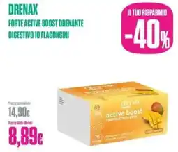 Medi-Market Drenax forte active boost drenante digestivo 10 flaconcini offerta