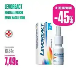 Medi-Market Levoreact riniti allergiche spray nasale offerta