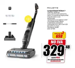 MediaWorld Rowenta Lavapavimenti XClean 7 offerta