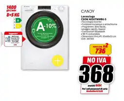 MediaWorld CANDY Lavasciuga CSOW 4856TWMB6-S offerta