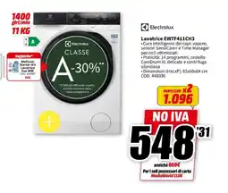 MediaWorld Electrolux Lavatrice EW7F411CH3 offerta