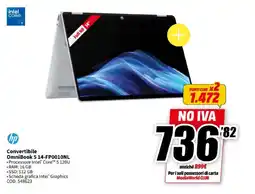 MediaWorld hp Convertibile OmniBook 5 14-FP0010NL offerta