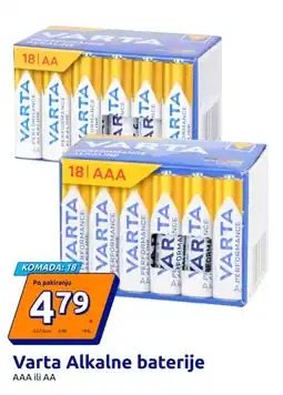 Action Varta Alkalne baterije offerta