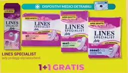 Tigotà LINES SPECIALIST lady proteggi slip/assorbenti offerta