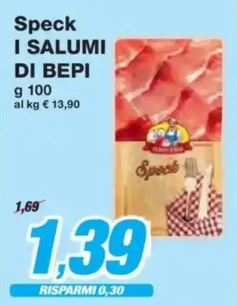 Prix Quality Speck I SALUMI DI BEPI offerta