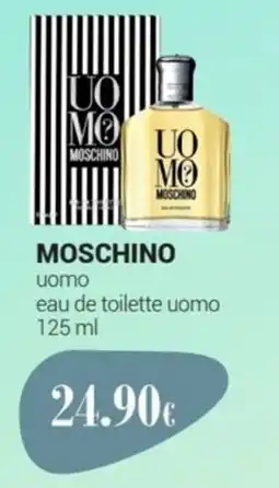 Tigotà MOSCHINO uomo eau de toilette uomo offerta