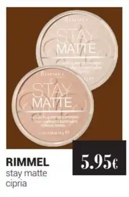 Tigotà RIMMEL stay matte cipria offerta