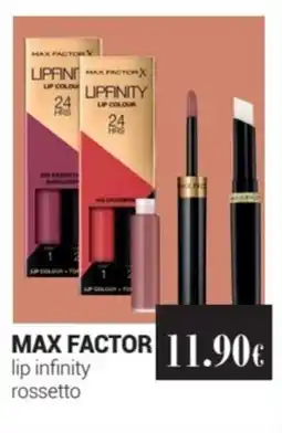 Tigotà MAX FACTOR lip infinity rossetto offerta