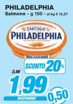 Prix Quality PHILADELPHIA Salmone offerta