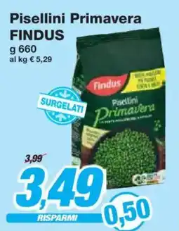 Prix Quality Pisellini Primavera FINDUS offerta