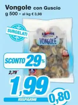 Prix Quality Vongole con Guscio offerta