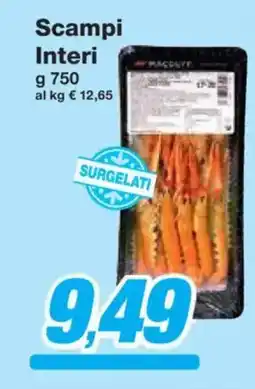 Prix Quality Scampi Interi offerta