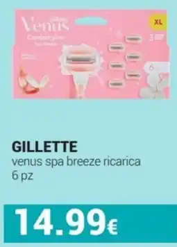 Tigotà GILLETTE venus spa breeze ricarica offerta