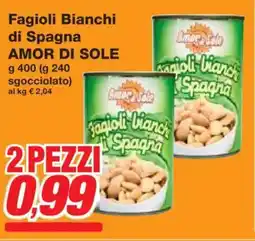 Prix Quality Fagioli Bianchi di Spagna AMOR DI SOLE offerta