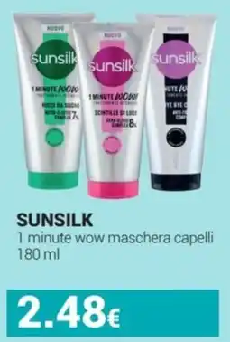 Tigotà SUNSILK 1 minute wow maschera capelli offerta