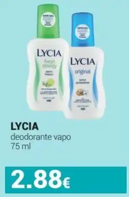 Tigotà LYCIA deodorante vapo offerta