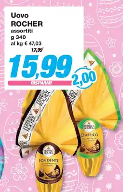 Prix Quality Uovo ROCHER offerta