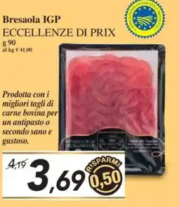 Prix Quality Bresaola IGP ECCELLENZE DI PRIX offerta