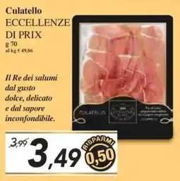 Prix Quality Culatello ECCELLENZE DI PRIX offerta