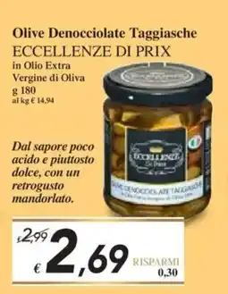 Prix Quality Olive Denocciolate Taggiasche ECCELLENZE DI PRIX offerta