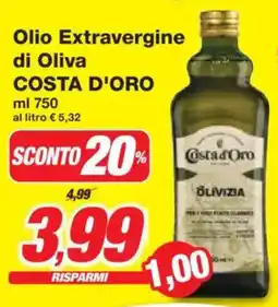 Prix Quality Olio Extravergine di Oliva COSTA D'ORO offerta