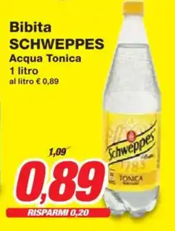 Prix Quality Bibita SCHWEPPES Acqua Tonica offerta