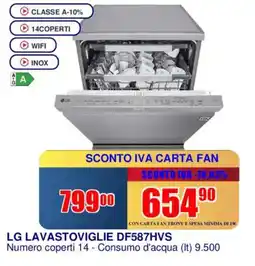Trony LG LAVASTOVIGLIE DF587HVS offerta