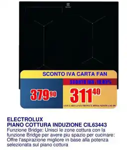 Trony ELECTROLUX PIANO COTTURA INDUZIONE CIL63443 offerta