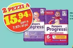 Tigotà Pampers progressi tradizionale o mutandino offerta
