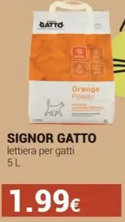 Tigotà SIGNOR GATTO lettiera per gatti offerta