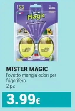 Tigotà MISTER MAGIC l'ovetto mangia odori per frigorifero offerta
