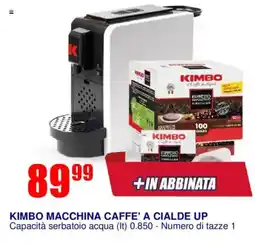 Trony Kimbo macchina caffe' a cialde up offerta