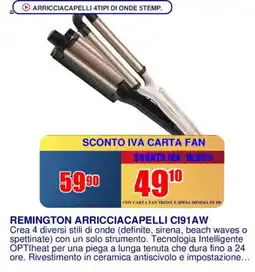 Trony REMINGTON ARRICCIACAPELLI CI91AW offerta