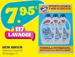 Tigotà MON AMOUR detersivo lavatrice offerta