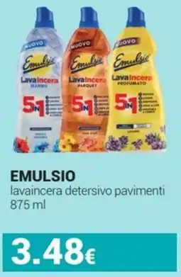 Tigotà EMULSIO lavaincera detersivo pavimenti offerta