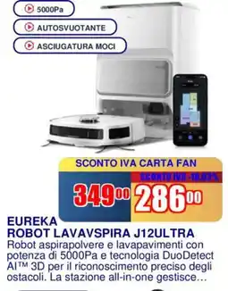 Trony EUREKA ROBOT LAVAVSPIRA J12ULTRA offerta
