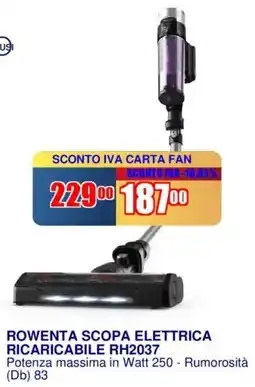 Trony ROWENTA SCOPA ELETTRICA RICARICABILE RH2037 offerta