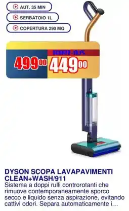 Trony DYSON SCOPA LAVAPAVIMENTI CLEAN+WASH/911 offerta