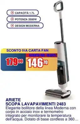 Trony Ariete scopa lavapavimenti 2483 offerta
