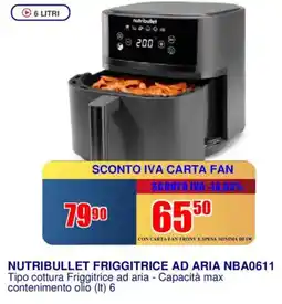 Trony NUTRIBULLET FRIGGITRICE AD ARIA NBA0611 offerta