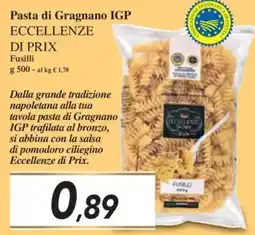 Prix Quality Pasta di Gragnano IGP ECCELLENZE DI PRIX offerta