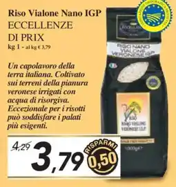 Prix Quality Riso Vialone Nano IGP ECCELLENZE DI PRIX offerta