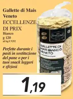 Prix Quality Gallette di Mais Veneto ECCELLENZE DI PRIX offerta