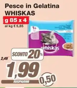 Prix Quality Pesce in Gelatina WHISKAS offerta