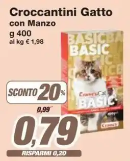 Prix Quality Croccantini Gatto con Manzo offerta